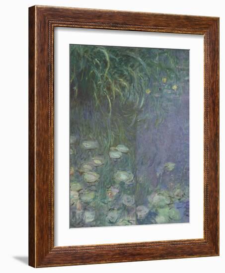 Les Nymphéas : Matin-Claude Monet-Framed Giclee Print