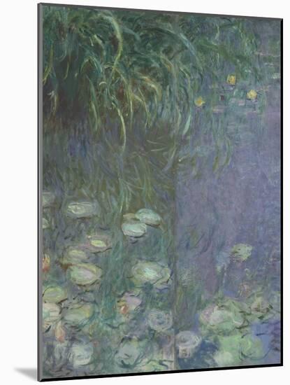 Les Nymphéas : Matin-Claude Monet-Mounted Giclee Print