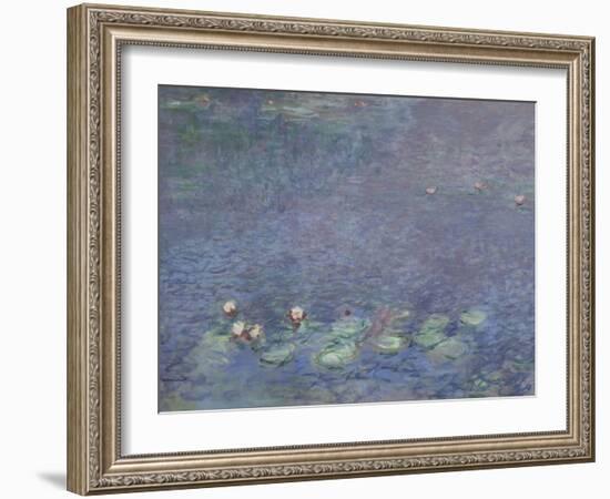 Les Nymphéas : Matin-Claude Monet-Framed Giclee Print