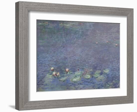 Les Nymphéas : Matin-Claude Monet-Framed Giclee Print