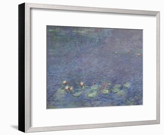 Les Nymphéas : Matin-Claude Monet-Framed Giclee Print