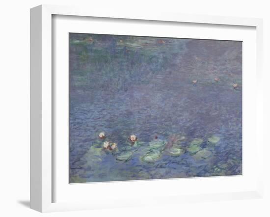 Les Nymphéas : Matin-Claude Monet-Framed Giclee Print