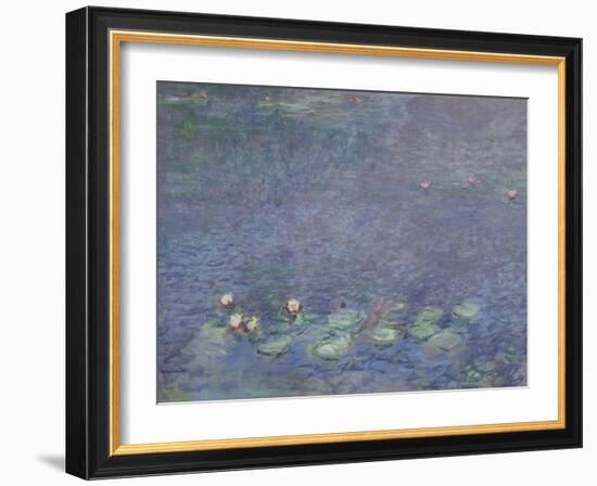 Les Nymphéas : Matin-Claude Monet-Framed Giclee Print