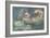 Les Nymphéas : Reflets verts-Claude Monet-Framed Giclee Print