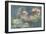 Les Nymphéas : Reflets verts-Claude Monet-Framed Giclee Print