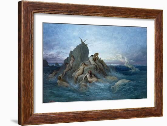 Les Oceanides-Gustave Dor?-Framed Giclee Print