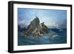 Les Oceanides-Gustave Dor?-Framed Giclee Print