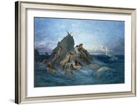 Les Oceanides-Gustave Dor?-Framed Giclee Print