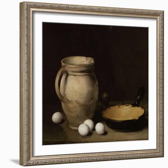 Les oeufs-Antoine Vollon-Framed Giclee Print