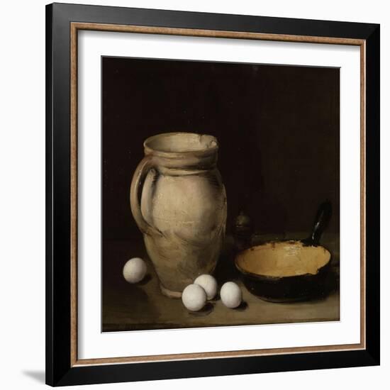 Les oeufs-Antoine Vollon-Framed Giclee Print