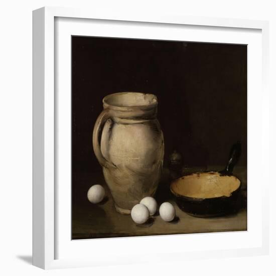 Les oeufs-Antoine Vollon-Framed Giclee Print