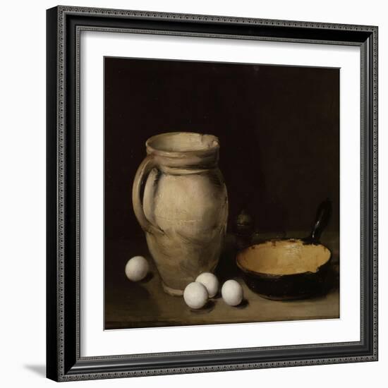 Les oeufs-Antoine Vollon-Framed Giclee Print