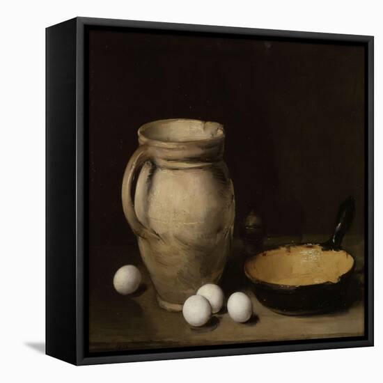 Les oeufs-Antoine Vollon-Framed Premier Image Canvas