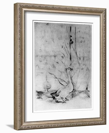 Les Oies, (The Gees), C1860-1890-Berthe Morisot-Framed Giclee Print