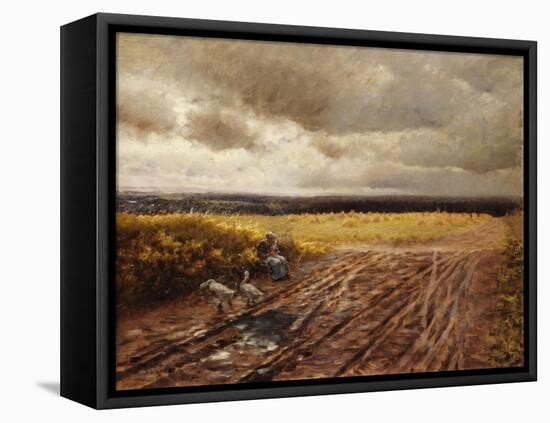 Les oies-Giuseppe De Nittis-Framed Premier Image Canvas