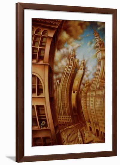 Les ondes seismiques-Alain Cardinal-Framed Art Print