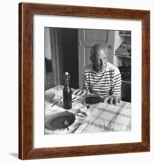 Les Pains de Picasso, c.1952-Robert Doisneau-Framed Art Print