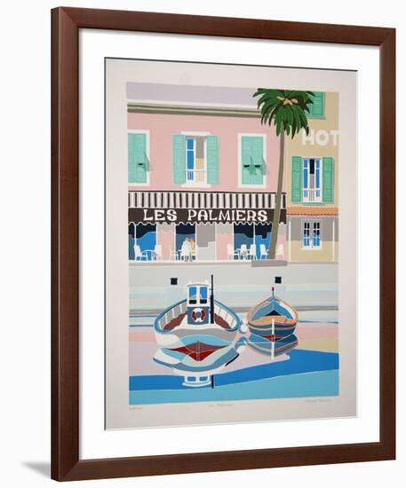 Les Palmiers-Andras Kaldor-Framed Limited Edition