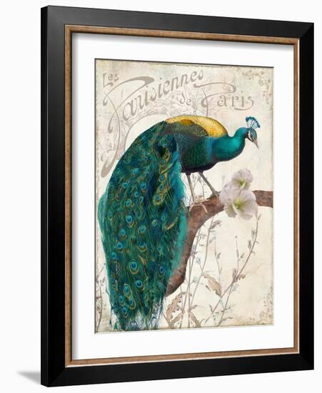 Les Paons II-null-Framed Giclee Print