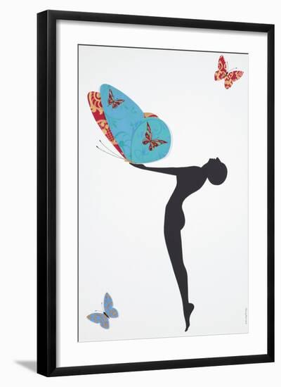 Les Papillons, 2008-Jenny Barnard-Framed Giclee Print