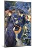 Les Para Pluies-Pierre-Auguste Renoir-Mounted Art Print