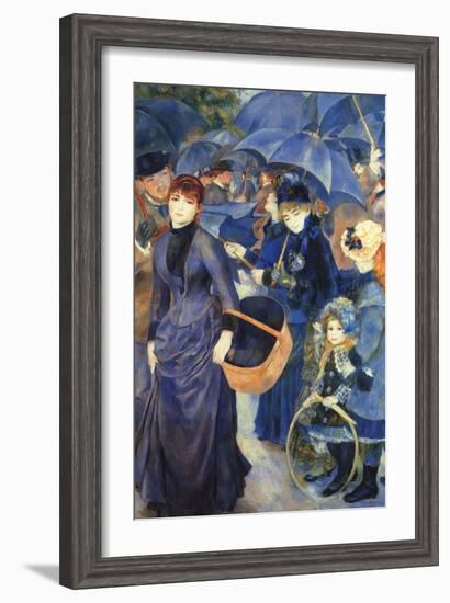 Les Para Pluies-Pierre-Auguste Renoir-Framed Art Print