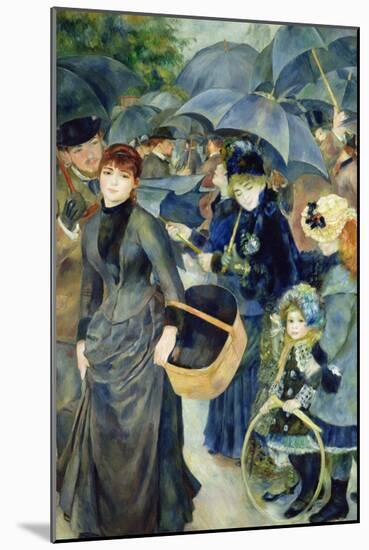 Les Parapluies, 1886-Pierre-Auguste Renoir-Mounted Giclee Print