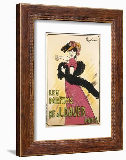 Les Parfums de J. Davier-Leonetto Cappiello-Framed Art Print