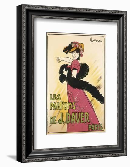 Les Parfums de J. Davier-Leonetto Cappiello-Framed Art Print