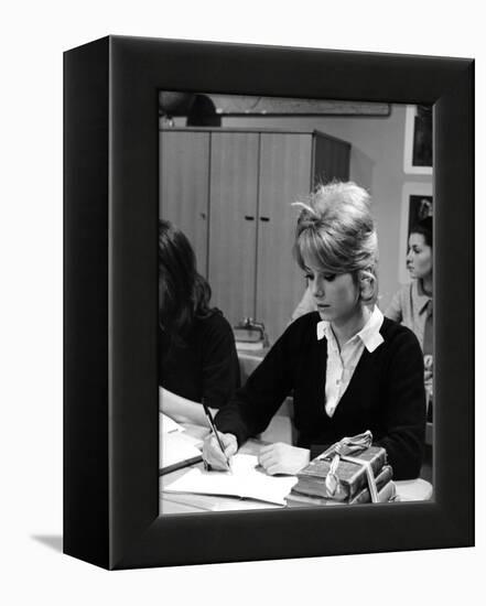 LES PARISIENNES, 1961 directed by MARC ALLEGRET Catherine Deneuve (b/w photo)-null-Framed Stretched Canvas