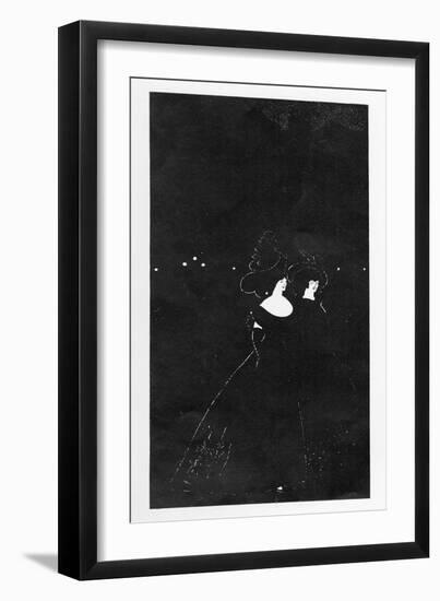 Les Passades, Illustration from 'The Winter Number of Today', 1894 (Litho)-Aubrey Beardsley-Framed Giclee Print