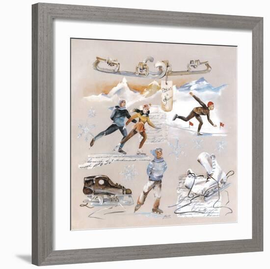 Les Patineurs-Lizie-Framed Art Print