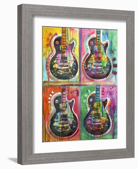 Les Paul 4Up-Dean Russo-Framed Giclee Print