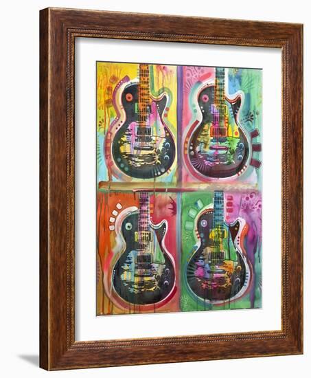 Les Paul 4Up-Dean Russo-Framed Giclee Print