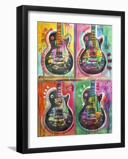 Les Paul 4Up-Dean Russo-Framed Giclee Print