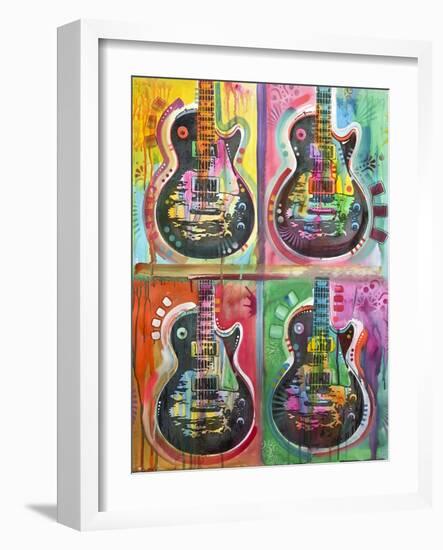 Les Paul 4Up-Dean Russo-Framed Giclee Print