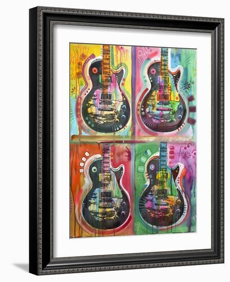 Les Paul 4Up-Dean Russo-Framed Giclee Print