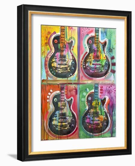 Les Paul 4Up-Dean Russo-Framed Giclee Print