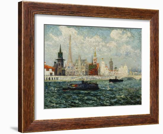 Les Pavillons, Paris Exposition Internationale, 1900. The Pavilions, Paris World Exposition in 1900-Maxime Maufra-Framed Giclee Print