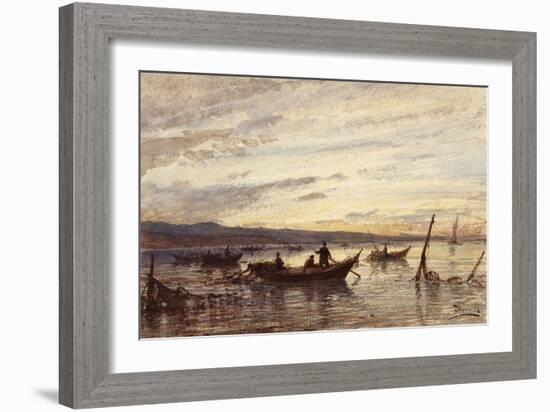 Les pêcheurs de Martigues-Félix Ziem-Framed Giclee Print