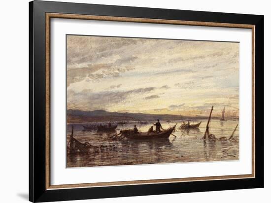 Les pêcheurs de Martigues-Félix Ziem-Framed Giclee Print