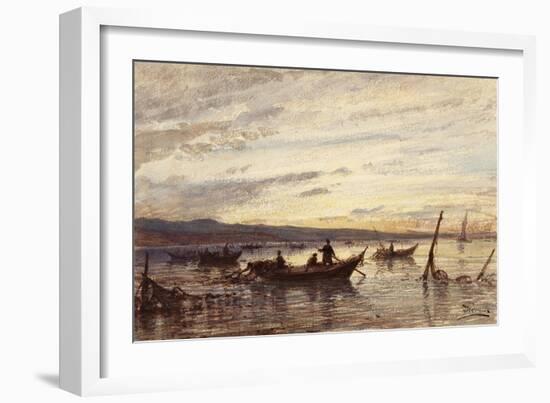 Les pêcheurs de Martigues-Félix Ziem-Framed Giclee Print