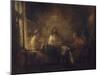 Les Pèlerins d'Emmaüs-Rembrandt van Rijn-Mounted Giclee Print