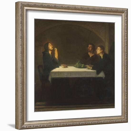 Les pèlerins d'Emmaüs-Henry Ossawa Tanner-Framed Giclee Print