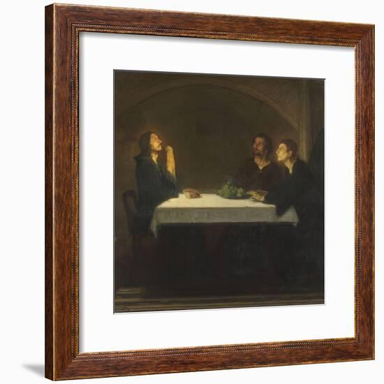 Les pèlerins d'Emmaüs-Henry Ossawa Tanner-Framed Giclee Print