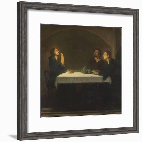 Les pèlerins d'Emmaüs-Henry Ossawa Tanner-Framed Giclee Print