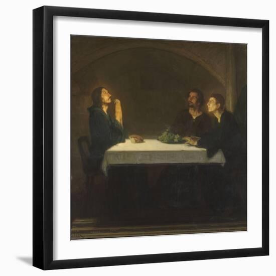 Les pèlerins d'Emmaüs-Henry Ossawa Tanner-Framed Giclee Print
