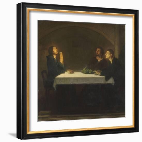 Les pèlerins d'Emmaüs-Henry Ossawa Tanner-Framed Giclee Print