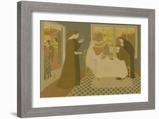 Les pèlerins d'Emmaüs-Maurice Denis-Framed Giclee Print