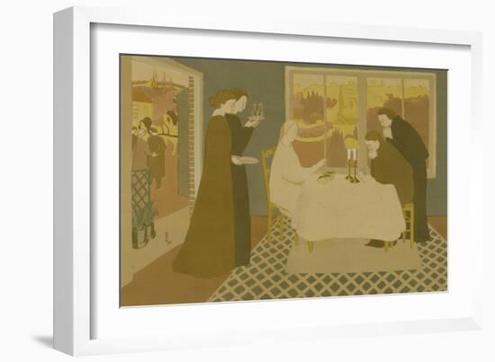 Les pèlerins d'Emmaüs-Maurice Denis-Framed Giclee Print